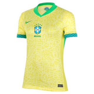 Maillot Brésil Domicile Femme 2024 Maillot Brésil Domicile Femme 2024