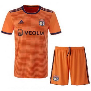 Maillot Lyon Third Enfant 2018 2019 Orange Pas Cher