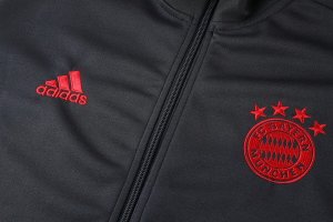 Survetement Bayern Munich 2018 2019 Gris Rouge Pas Cher