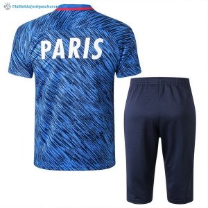 Entrainement Paris Saint Germain Ensemble Complet 2017 2018 Bleu Rouge Pas Cher