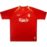 Maillot Liverpool Domicile Retro 2005 Rouge Pas Cher