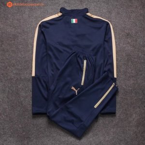 Survetement Italie 2017 Noir Or Bleu Pas Cher