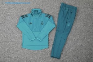 Survetement Enfant Real Madrid 2017 2018 Bleu Pas Cher