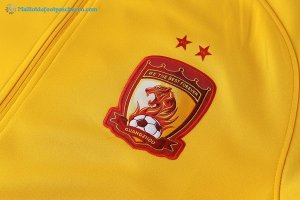 Survetement Evergrande 2018 2019 Jaune Pas Cher