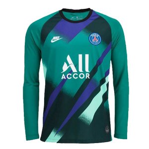 Maillot Paris Saint Germain ML Gardien 2019 2020 Vert Pas Cher