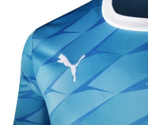 Thailande Maillot Marseille Exterieur 2019 2020 Bleu Clair Pas Cher