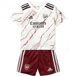 Maillot Arsenal Exterieur Enfant 2020 2021 Blanc Pas Cher
