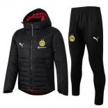 Veste Vers Le Bas Borussia Dortmund Ensemble Complet 2019 2020 Noir Pas Cher