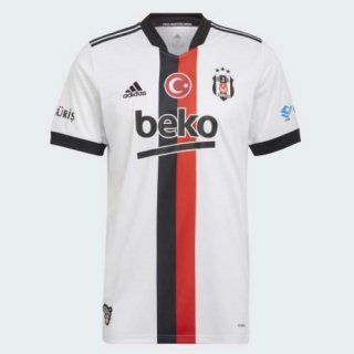 Thailande Maillot Besiktas Domicile 2021 2022 Blanc Pas Cher