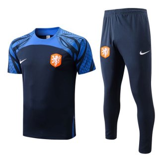 Maillot Pays-Bas Ensemble Complet 2022 2023 Bleu Maillot Pays-Bas Ensemble Complet 2022 2023 Bleu
