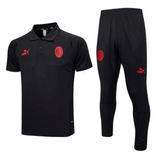 Polo AC Milan Ensemble Complet 2023 2024 Noir 2 Polo AC Milan Ensemble Complet 2023 2024 Noir 2