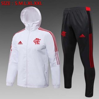 Coupe Vent Flamengo Ensemble Complet 2022 Blanc Noir Coupe Vent Flamengo Ensemble Complet 2022 Blanc Noir