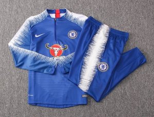 Survetement Enfant Chelsea 2018 2019 Bleu Pas Cher