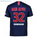 Maillot Paris Saint Germain Domicile Dani Alves 2018 2019 Bleu Pas Cher