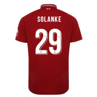 Maillot Liverpool Domicile Solanke 2018 2019 Rouge Pas Cher Maillot Liverpool Domicile Solanke 2018 2019 Rouge Pas Cher