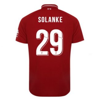 Maillot Liverpool Domicile Solanke 2018 2019 Rouge Pas Cher