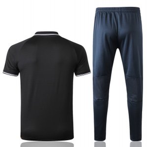 Polo Ensemble Complet Real Madrid 2019 2020 Noir Pas Cher