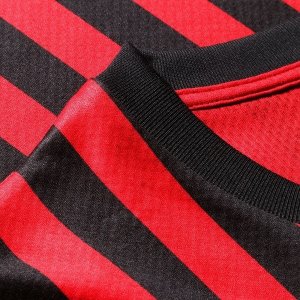 Maillot AC Milan Domicile Femme 2019 2020 Rouge Noir Pas Cher