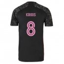 Maillot Real Madrid Third NO.8 Kroos 2020 2021 Noir Pas Cher