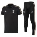 Polo Juventus Ensemble Complet 2018 2019 Noir Marron Pas Cher