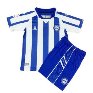 Maillot Deportivo Alavés Domicile Enfant 2020 2021 Bleu Pas Cher