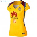 Maillot Club América Third Femme 2017 2018 Jaune Pas Cher