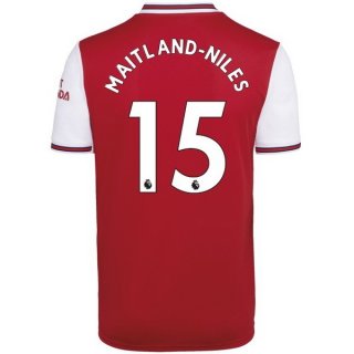 Maillot Arsenal NO.15 Maitland Niles Domicile 2019 2020 Rouge Pas Cher