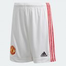 Pantalon Manchester United Domicile 2020 2021 Blanc Pas Cher
