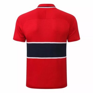 Polo Paris Saint Germain 2020 2021 Rouge Noir Pas Cher