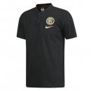 Polo Inter Milan 2019 2020 Negro Jaune Pas Cher