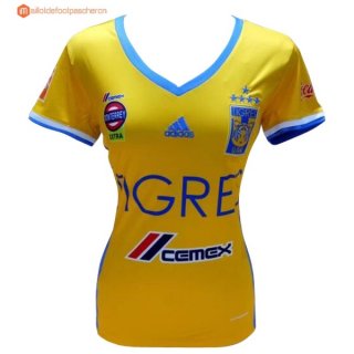 Maillot Tigres UANL Femme Domicile 2017 2018 Pas Cher