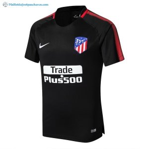 Entrainement Atlético de Madrid Conjunto Completo 2017 2018 Noir Pas Cher