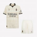 Maillot AC Milan Beige Enfant 2023 2024