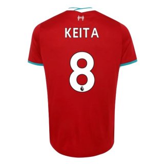 Maillot Liverpool NO.8 Keita Domicile 2020 2021 Rouge Pas Cher