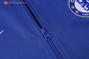 Survetement Chelsea 2017 2018 Bleu Marine Pas Cher