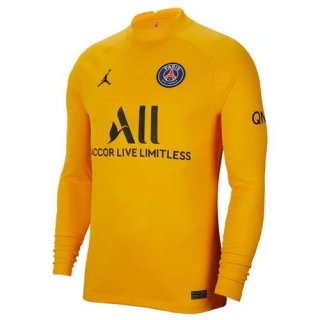 Thailande Maillot Paris Saint Germain Gardien 2021 2022 Jaune Pas Cher