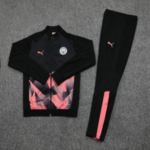 Survetement Manchester City 2019 2020 Noir Rose Pas Cher