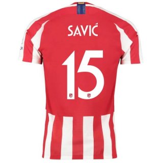 Thailande Maillot Atlético de Madrid NO.15 Savic 2019 2020 Rouge Thailande Maillot Atlético de Madrid NO.15 Savic 2019 2020 Rouge