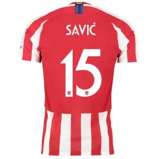 Thailande Maillot Atlético de Madrid NO.15 Savic 2019 2020 Rouge