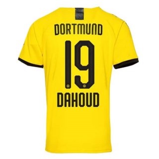 Thailande Maillot Borussia Dortmund NO.19 Dahoud Domicile 2019 2020 Jaune Thailande Maillot Borussia Dortmund NO.19 Dahoud Domicile 2019 2020 Jaune