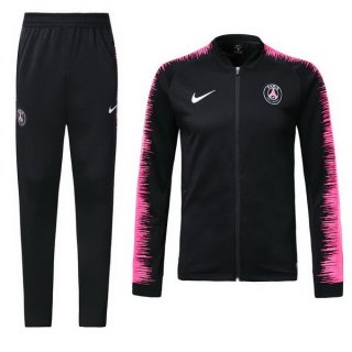 Survetement Enfant Paris Saint Germain 2018 2019 Rose Noir Pas Cher