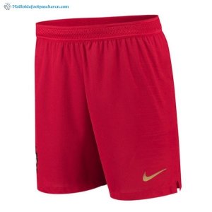 Pantalon Portugal Domicile 2018 Rouge Pas Cher