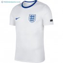 Entrainement Angleterre 2018 Blanc Bleu Pas Cher