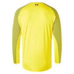 Maillot Liverpool Domicile ML Gardien 2018 2019 Jaune Pas Cher