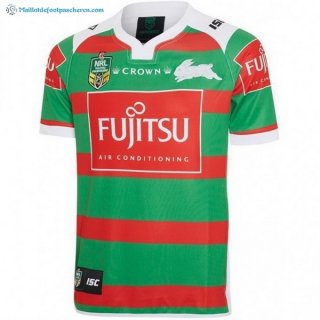 Maillot Rugby Rabbitohs Exterieur 2017 2018 Vert Pas Cher Maillot Rugby Rabbitohs Exterieur 2017 2018 Vert Pas Cher