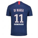 Maillot Paris Saint Germain NO.11 Di Maria Domicile 2019 2020 Bleu Pas Cher