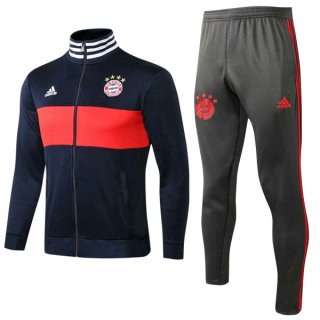 Survetement Bayern Munich 2018 2019 Bleu Gris Pas Cher