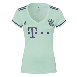 Maillot Bayern Munich Exterieur Femme 2018 2019 Vert Pas Cher