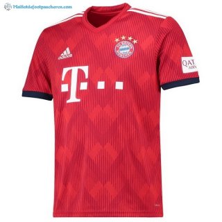 Maillot Bayern Munich Domicile 2018 2019 Rouge Pas Cher