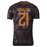 Maillot AS Roma Domicile Gonalons 2017 2018 Pas Cher